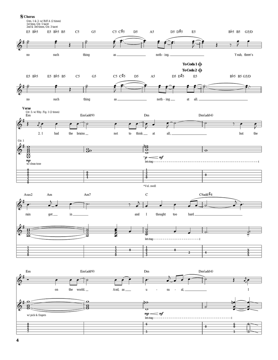 No Such Thing No Such Thing Acoustic Guitar scores gallery preview page 4