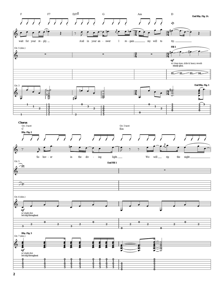 Scar On The Sky Scar On The Sky Acoustic Guitar scores gallery preview page 2