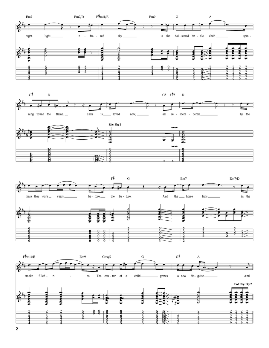 Silence The Voices Silence The Voices Acoustic Guitar scores gallery preview page 2