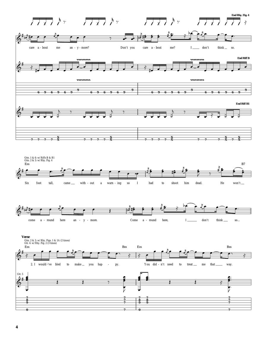 Wake Up Call Acoustic Guitar scores gallery preview page 4