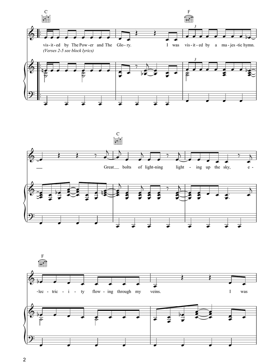 Power And Glory Part 2 Guitar scores gallery preview page 2