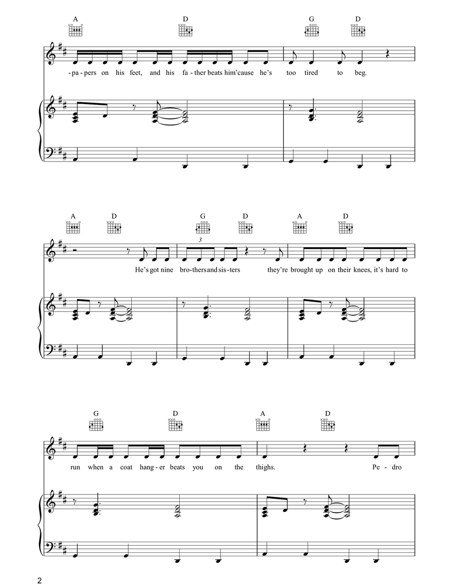 Dirty Blvd. Dirty Blvd. Guitar scores gallery preview page 2