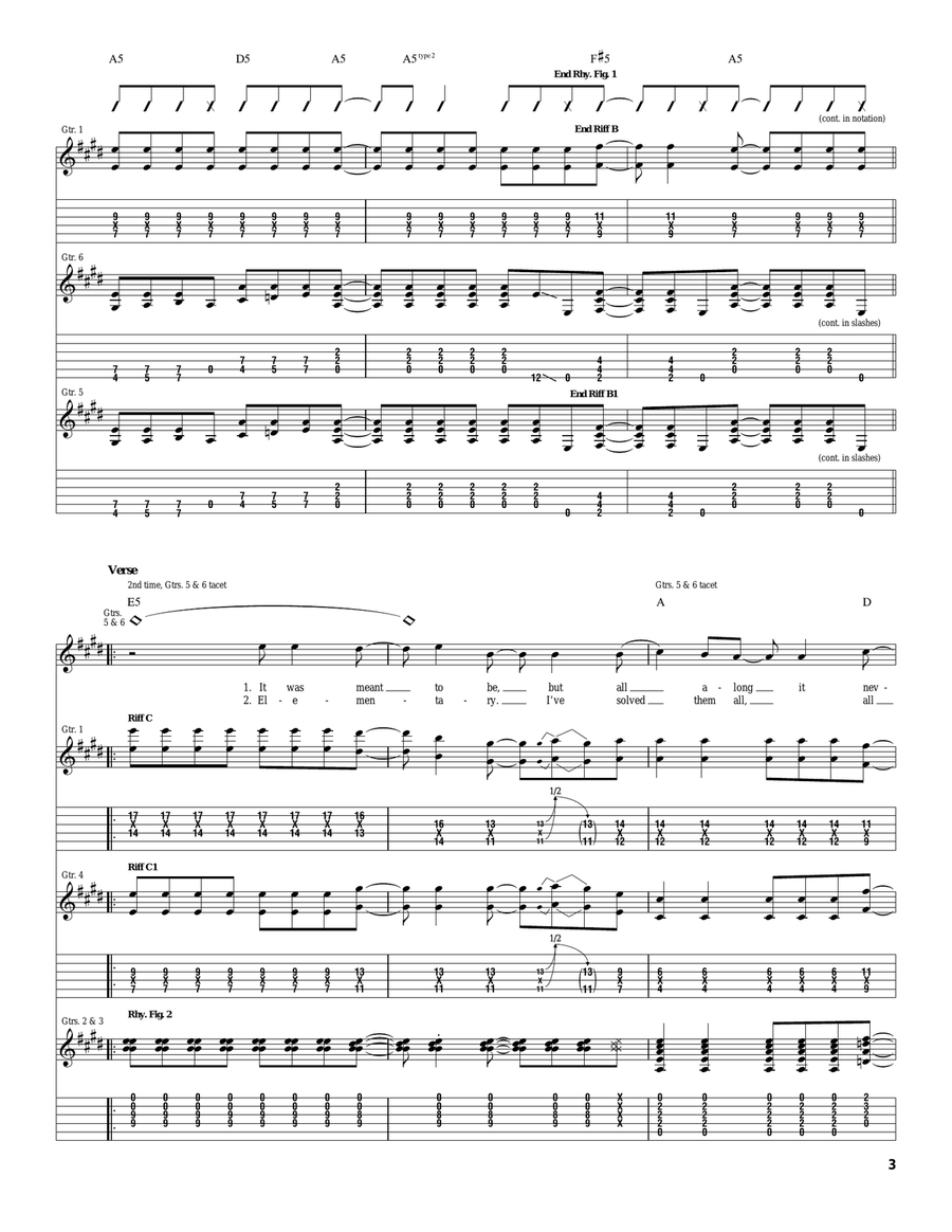 Cheer Up Boys (Your Make Up Is Running) Acoustic Guitar scores gallery preview page 3