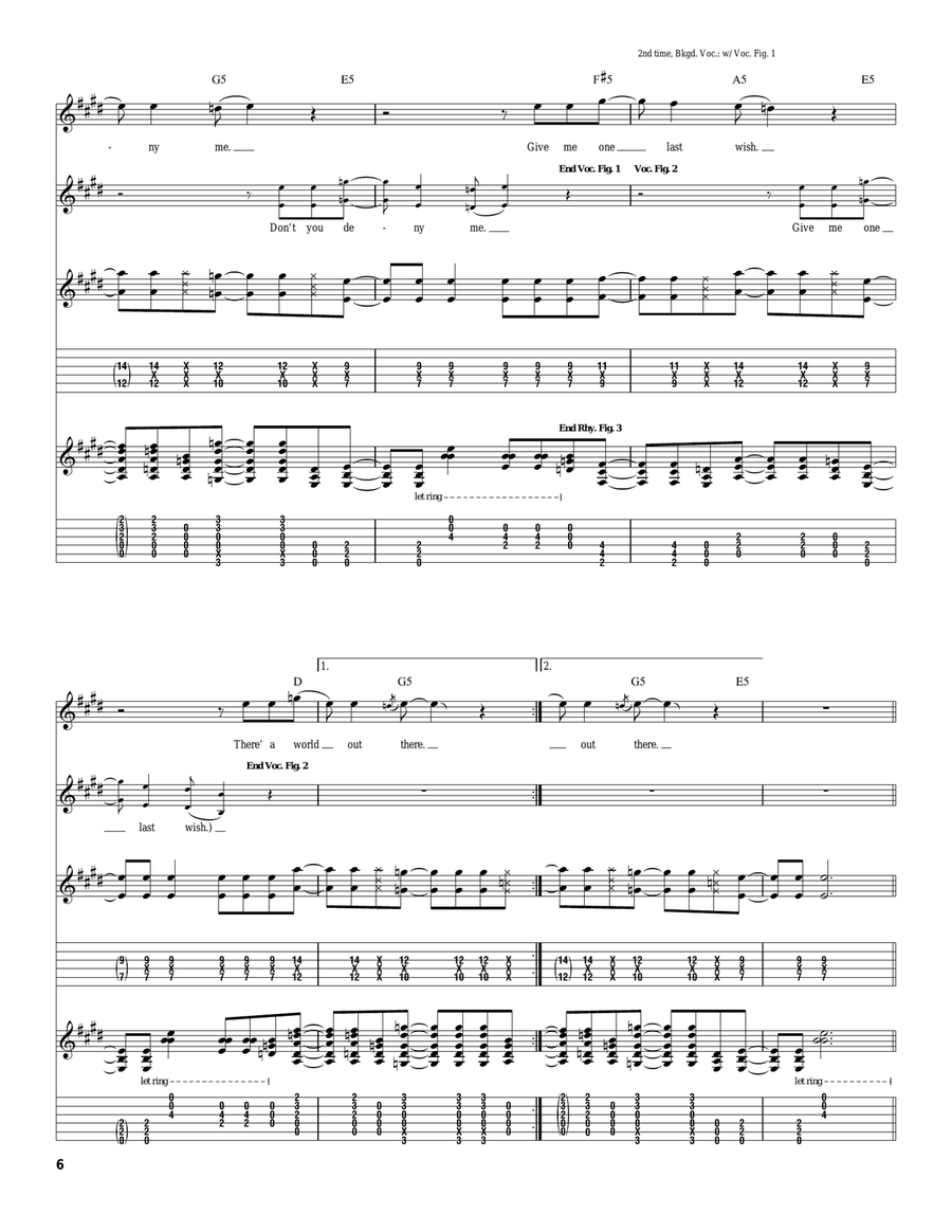 Cheer Up Boys (Your Make Up Is Running) Acoustic Guitar scores gallery preview page 6