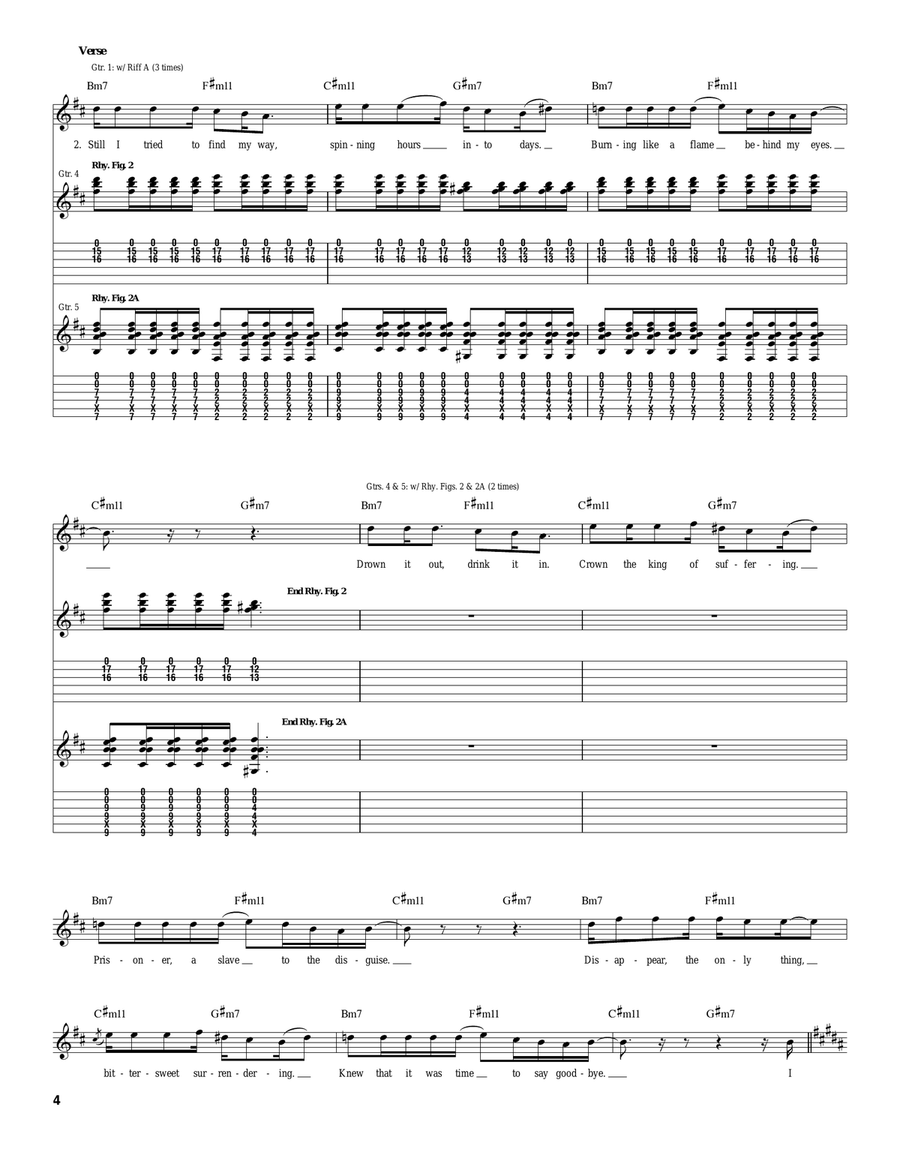 Come Alive Come Alive Acoustic Guitar scores gallery preview page 4