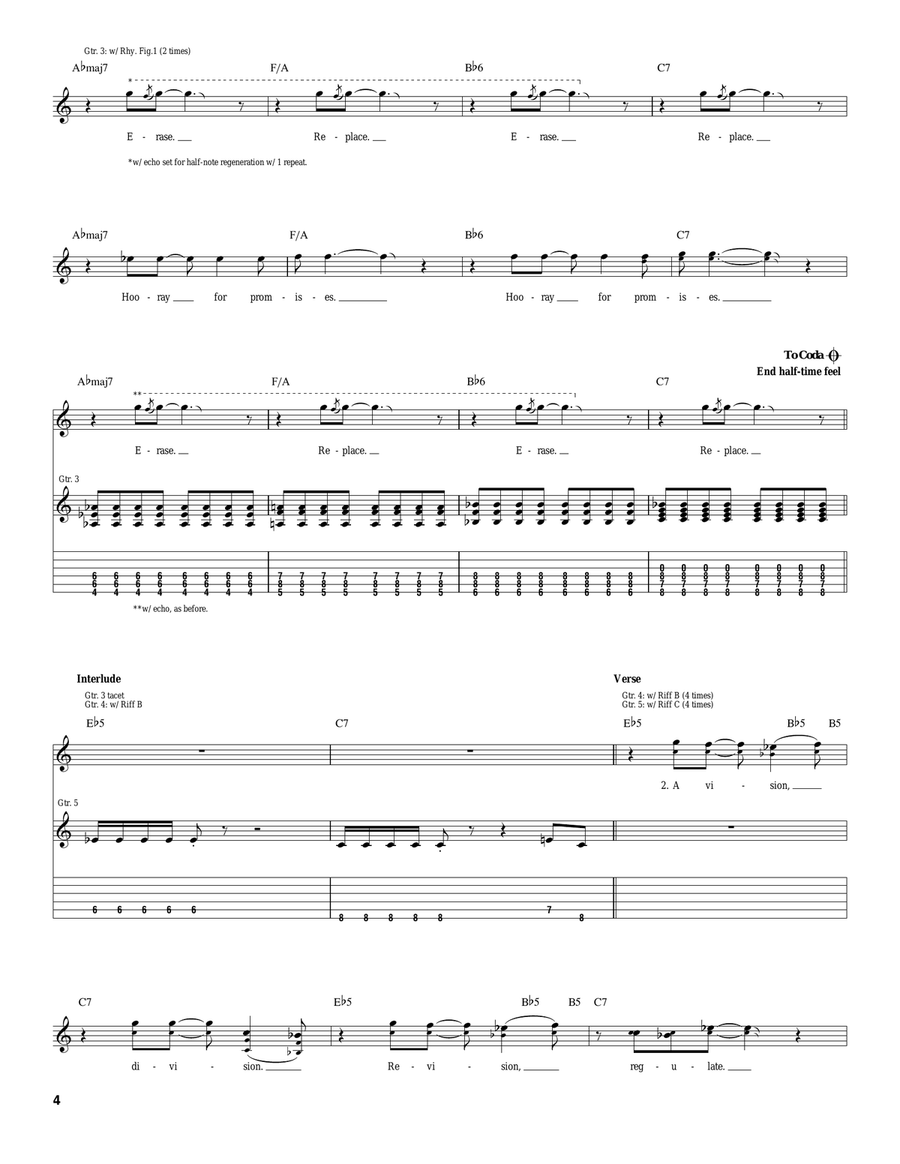Erase/Replace Erase/Replace Acoustic Guitar scores gallery preview page 4