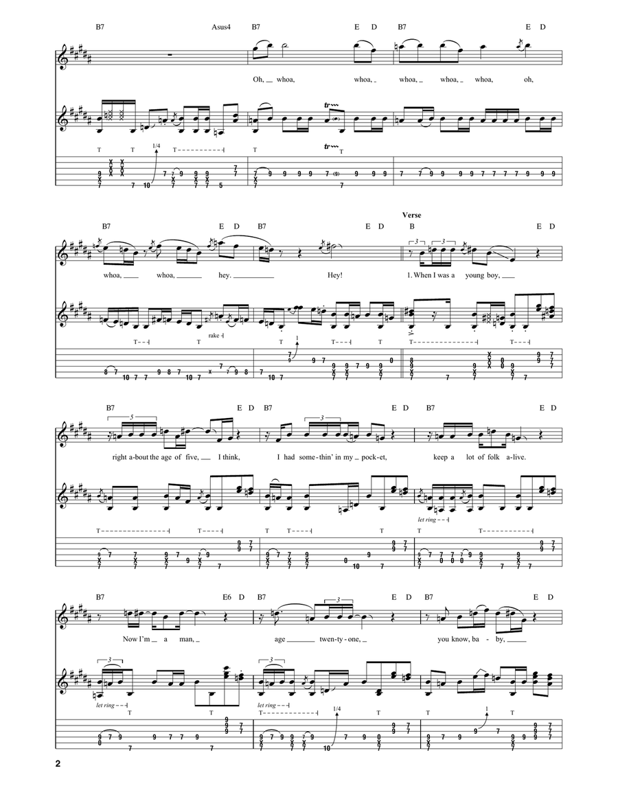 Mannish Boy Mannish Boy Acoustic Guitar scores gallery preview page 2