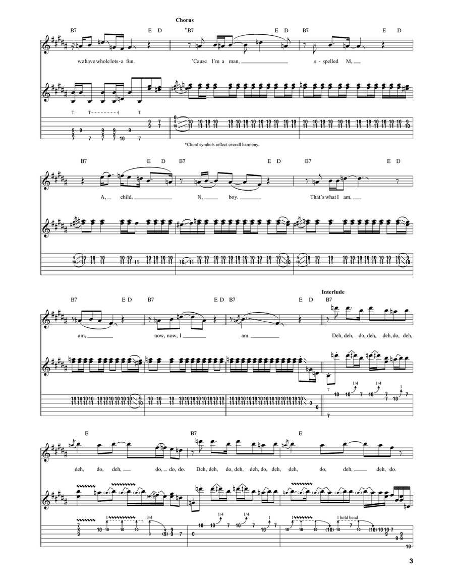 Mannish Boy Mannish Boy Acoustic Guitar scores gallery preview page 3