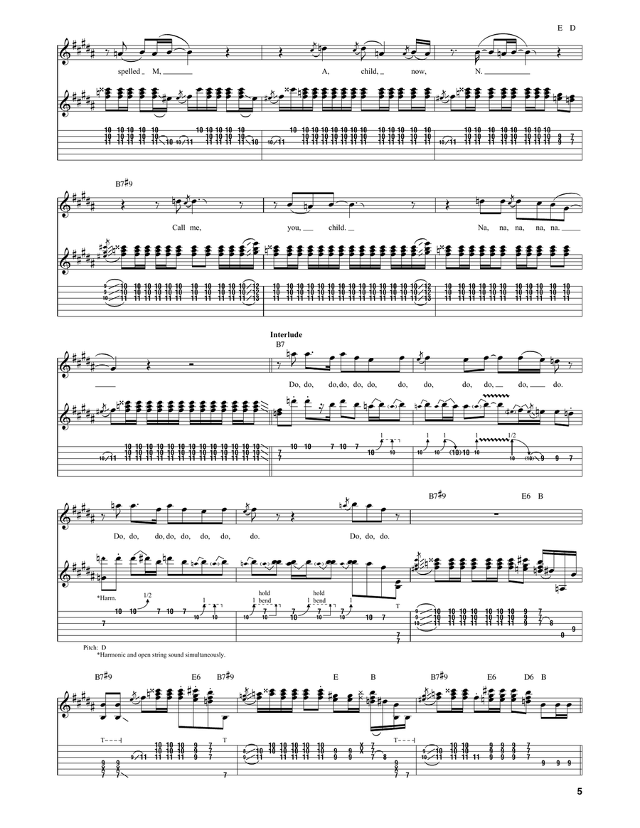 Mannish Boy Mannish Boy Acoustic Guitar scores gallery preview page 5