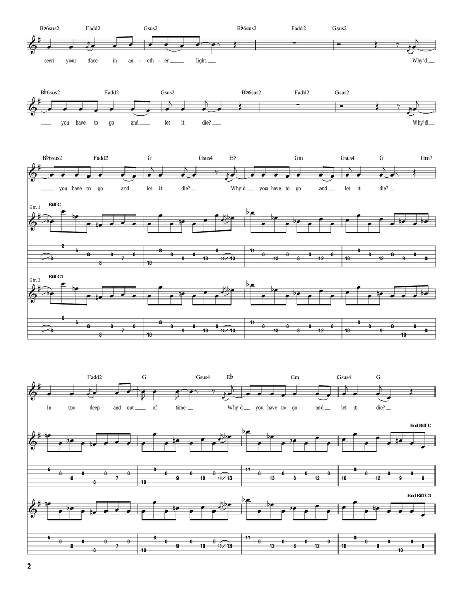 Let It Die Let It Die Acoustic Guitar scores gallery preview page 2
