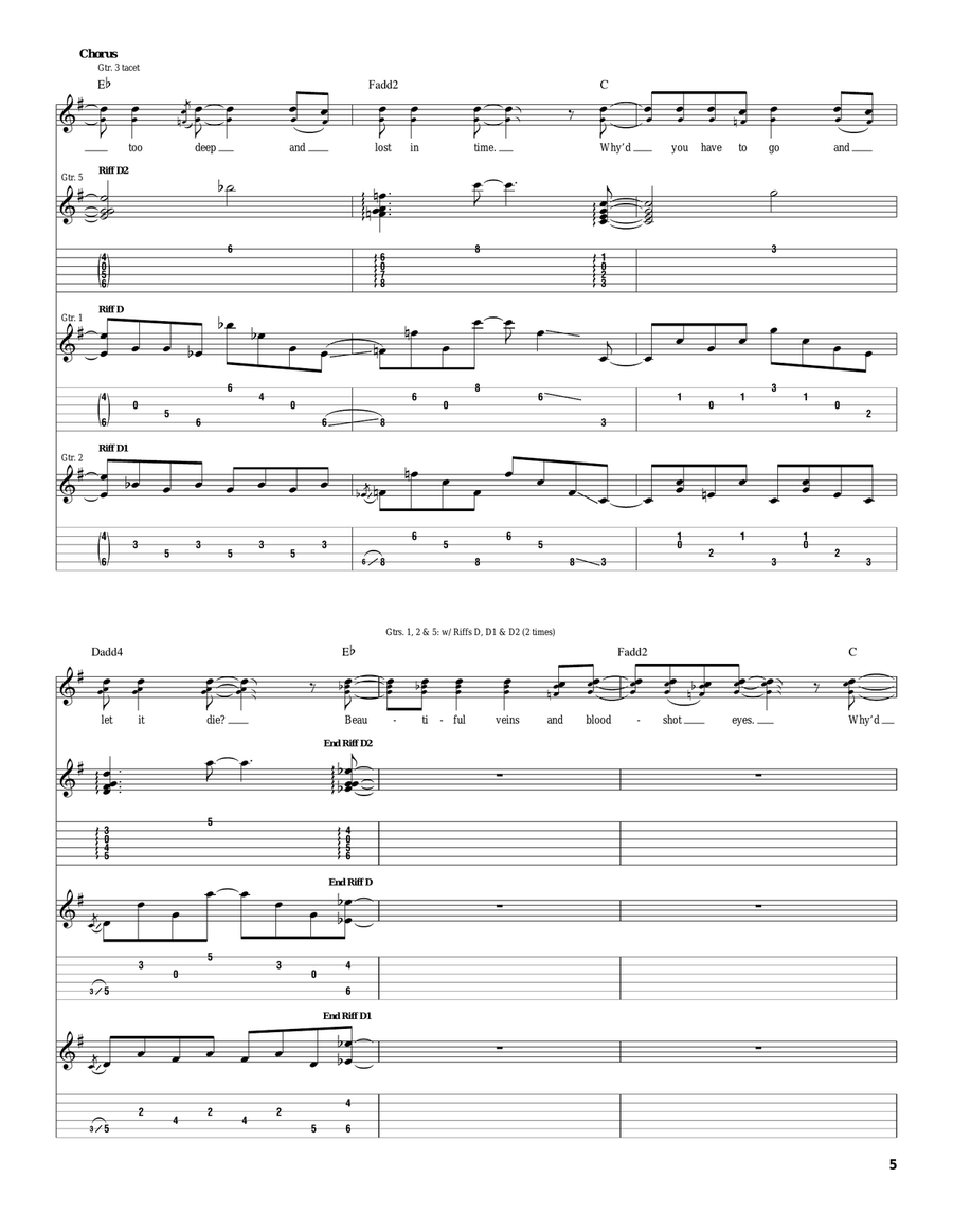 Let It Die Let It Die Acoustic Guitar scores gallery preview page 5