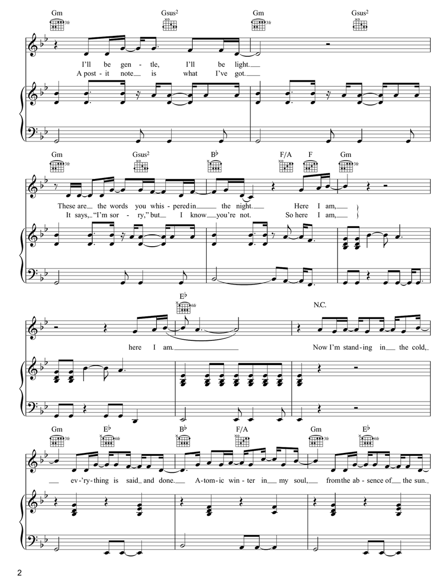 Here I Am Here I Am Guitar scores gallery preview page 2