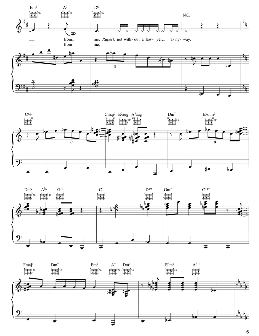 They Can't Take That Away From Me Acoustic Guitar scores gallery preview page 5