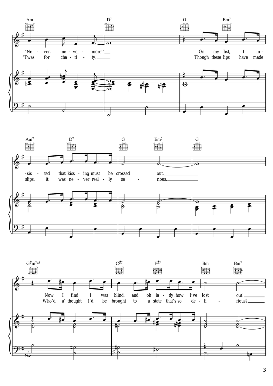 How Long Has This Been Going On? Guitar scores gallery preview page 3
