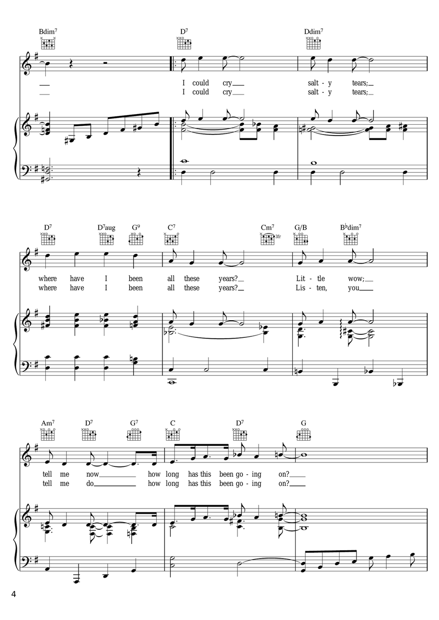 How Long Has This Been Going On? Guitar scores gallery preview page 4