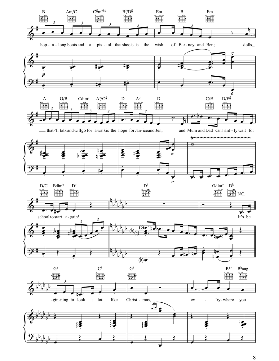 It's Beginning To Look A Lot Like Christmas Guitar scores gallery preview page 3