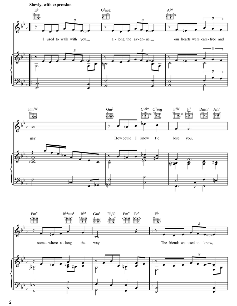 Somewhere Along The Way Guitar scores gallery preview page 2