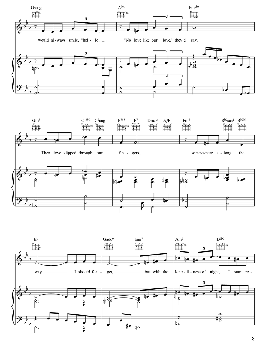 Somewhere Along The Way Guitar scores gallery preview page 3