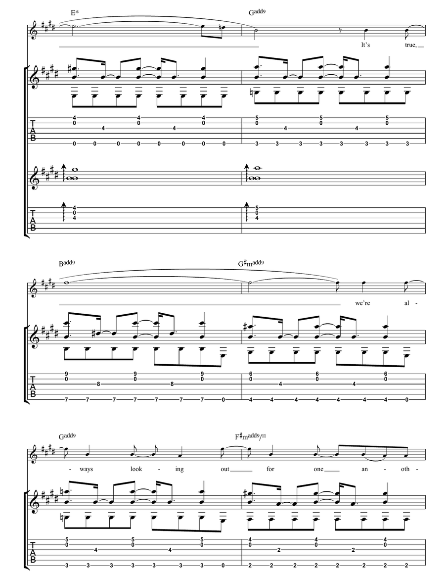 Careful Where You Stand Careful Where You Stand Acoustic Guitar scores gallery preview page 6