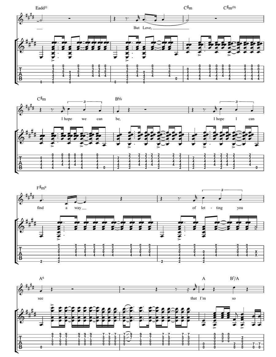 Easy To Please Acoustic Guitar scores gallery preview page 2