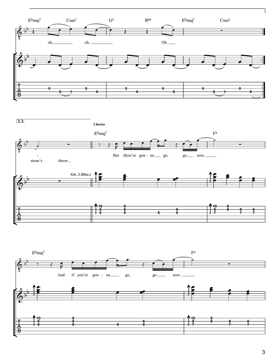Animals Animals Acoustic Guitar scores gallery preview page 3