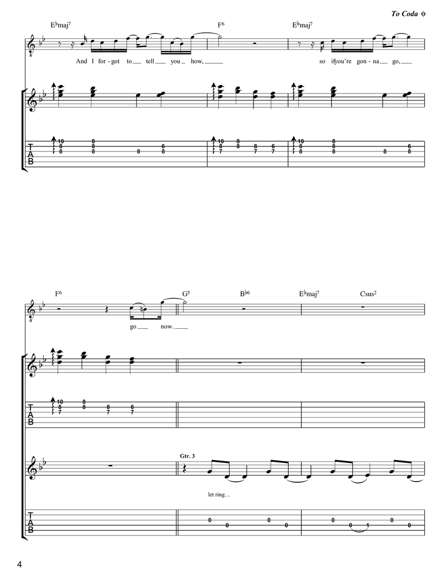 Animals Animals Acoustic Guitar scores gallery preview page 4