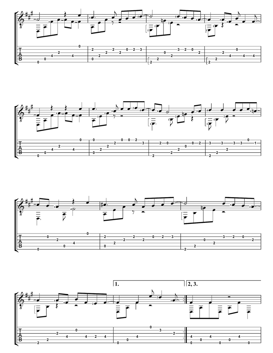 Speed Of Sound Speed Of Sound Guitar Tablature scores gallery preview page 2