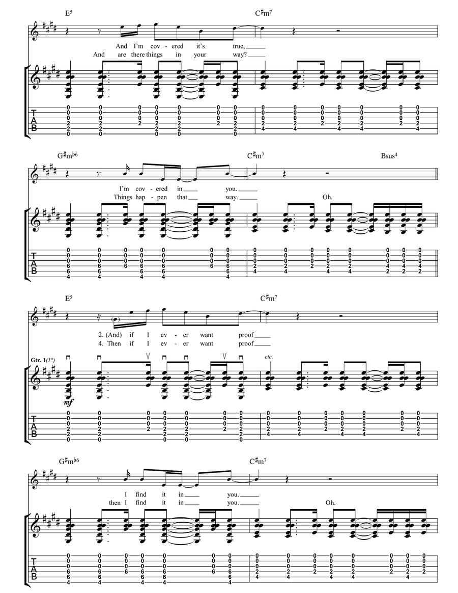 Proof Proof Acoustic Guitar scores gallery preview page 2