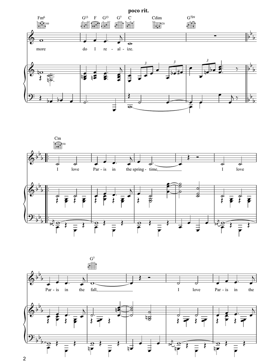 I Love Paris I Love Paris Guitar scores gallery preview page 2