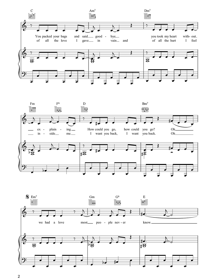 I Want You Back Acoustic Guitar scores gallery preview page 2