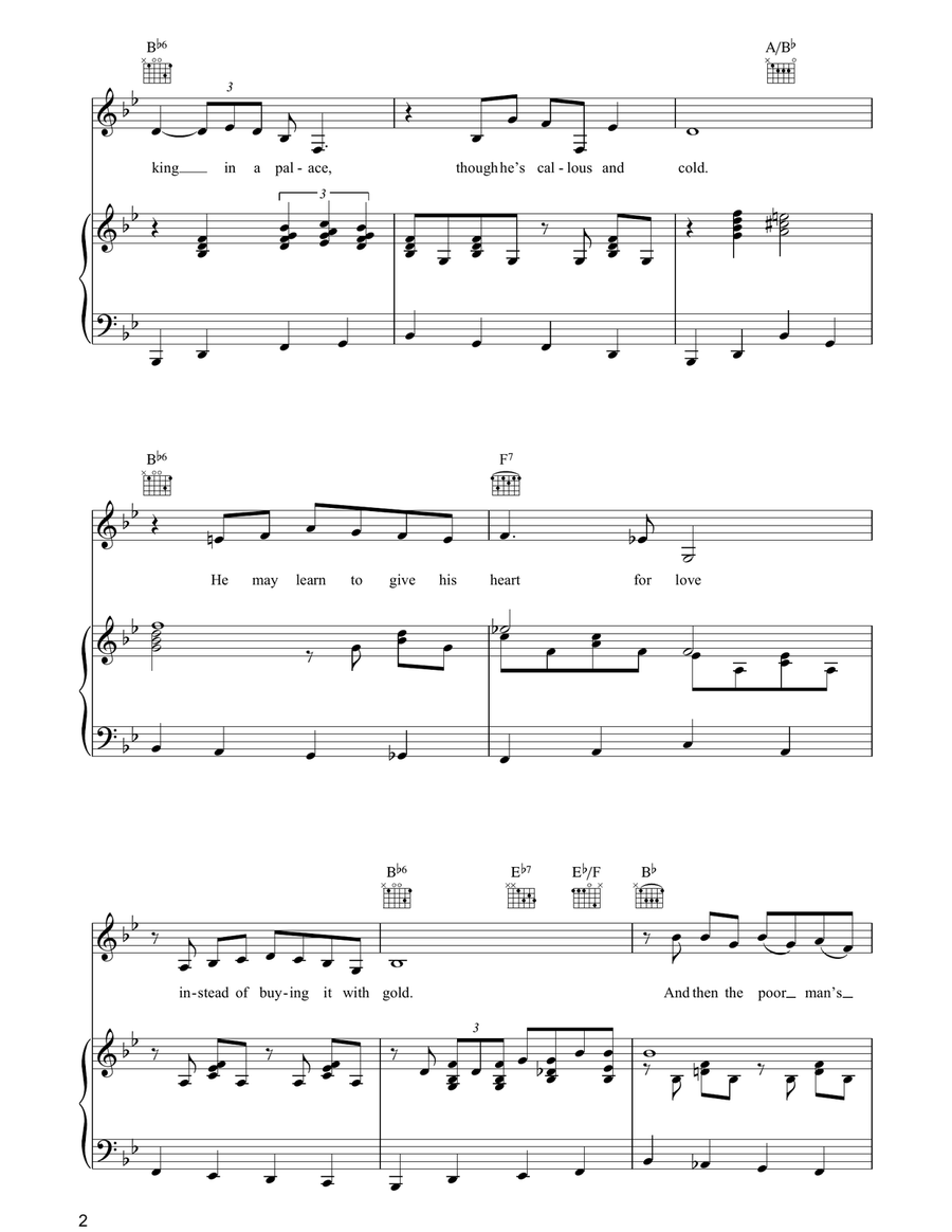 A Poor Man's Roses Guitar scores gallery preview page 2
