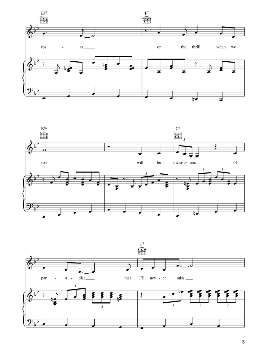 A Poor Man's Roses Guitar scores gallery preview page 3