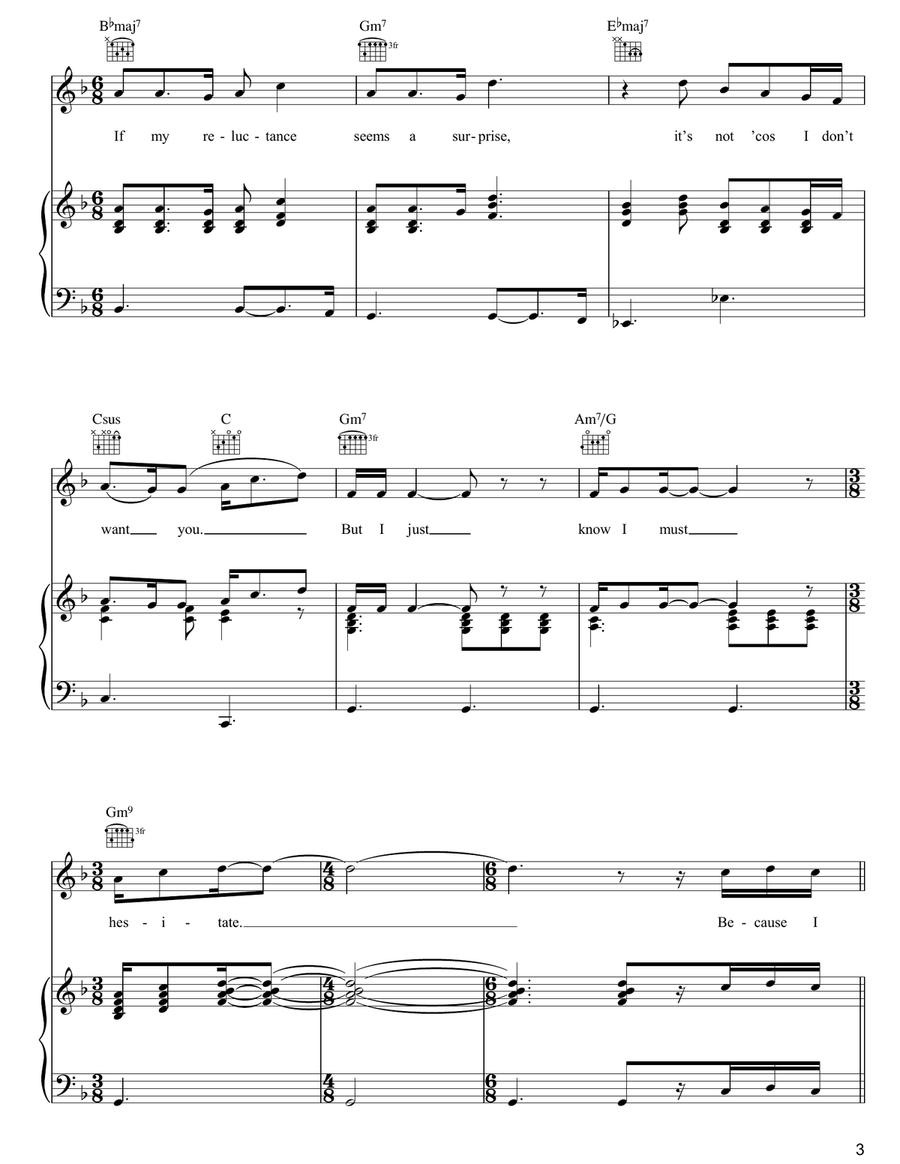 I Still Have That Other Girl Piano, Vocal, Guitar scores gallery preview page 3