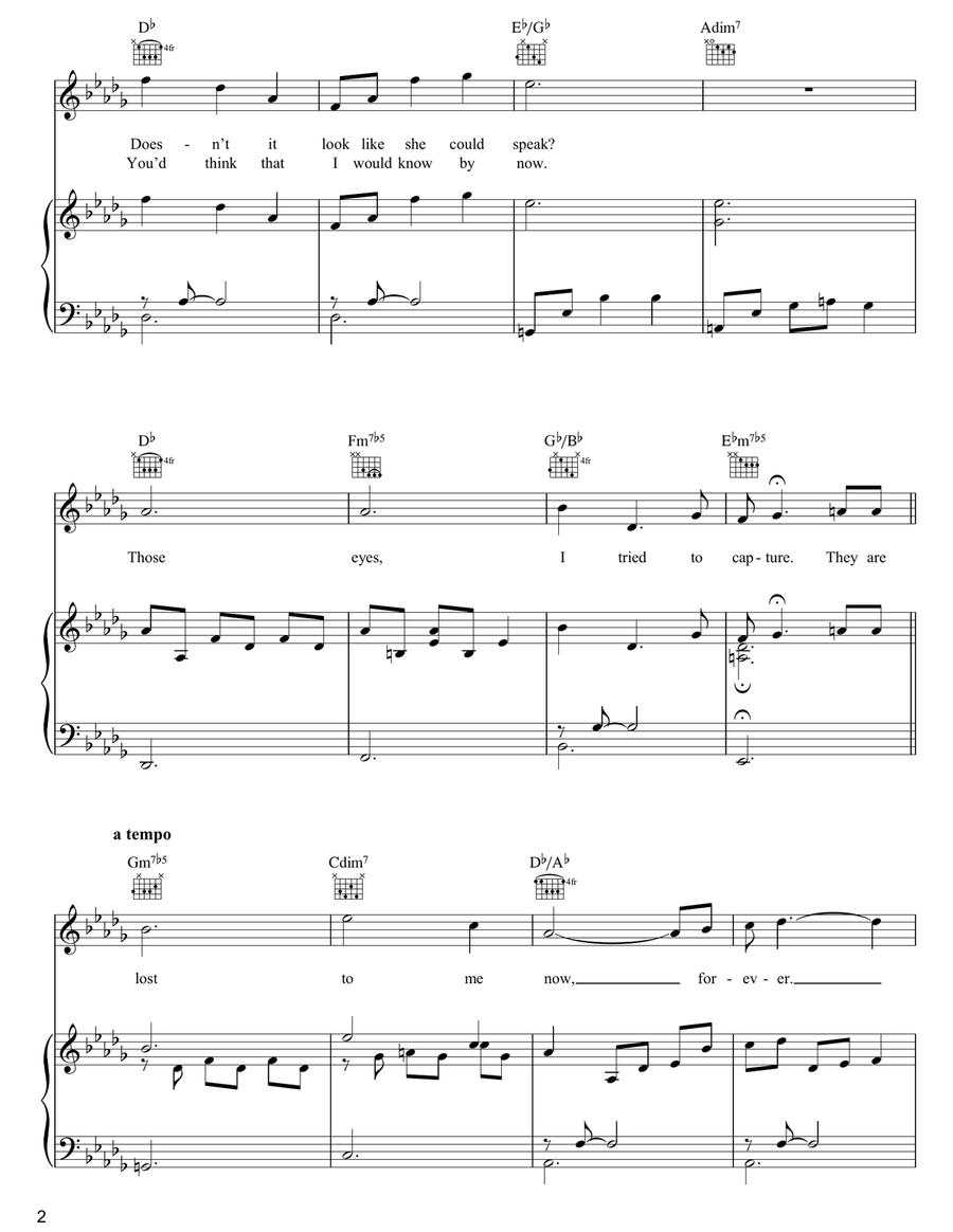 Painted From Memory Painted From Memory Piano, Vocal, Guitar scores gallery preview page 2