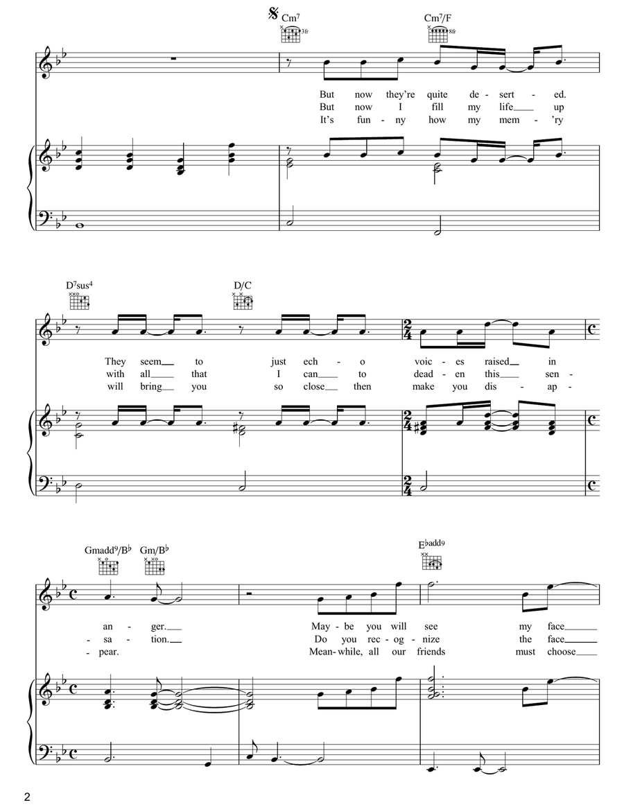 This House Is Empty Now This House Is Empty Now Piano, Vocal, Guitar scores gallery preview page 2