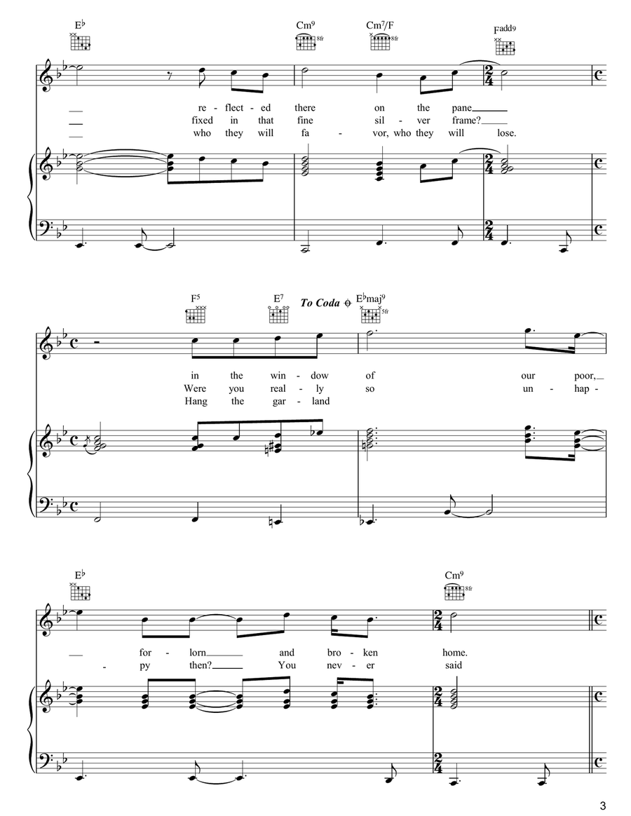 This House Is Empty Now This House Is Empty Now Piano, Vocal, Guitar scores gallery preview page 3