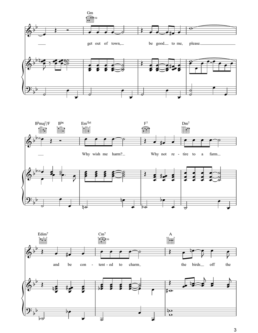 Get Out Of Town Guitar scores gallery preview page 3