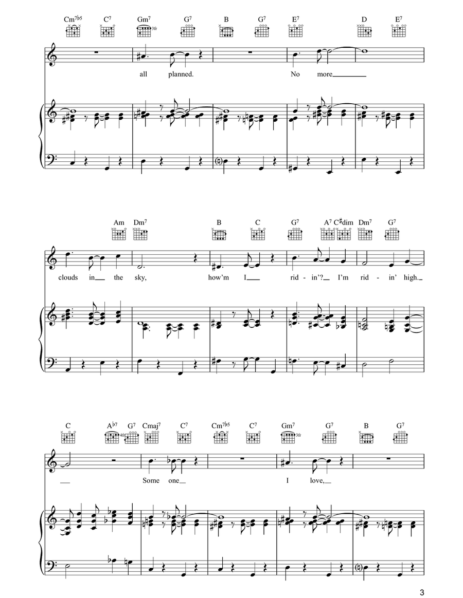 Ridin' High Ridin' High Guitar scores gallery preview page 3
