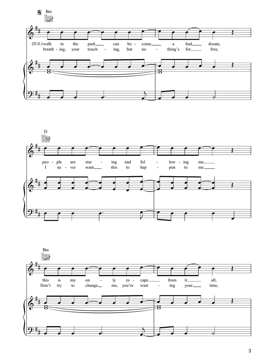 Robert De Niro's Waiting Robert De Niro's Waiting Acoustic Guitar scores gallery preview page 3