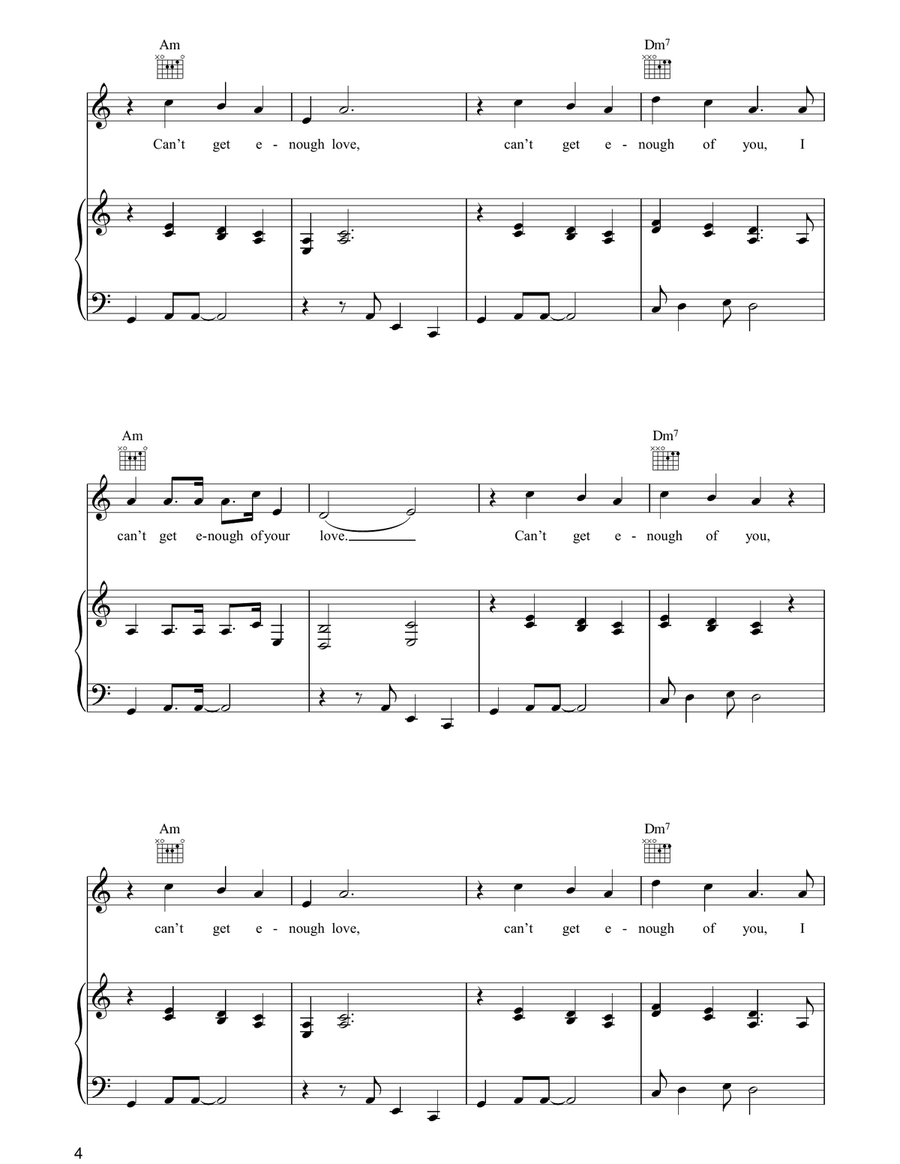 Can't Get Enough Of You Can't Get Enough Of You Acoustic Guitar scores gallery preview page 4