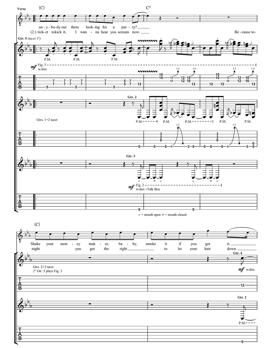 We Got It Going On We Got It Going On Guitar Tablature scores gallery preview page 2