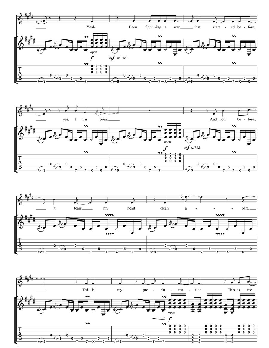 Gonna Take It Gonna Take It Guitar Tablature scores gallery preview page 5