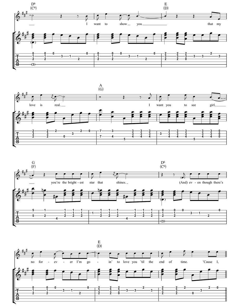 Groovin' Slowly Groovin' Slowly Guitar Tablature scores gallery preview page 4