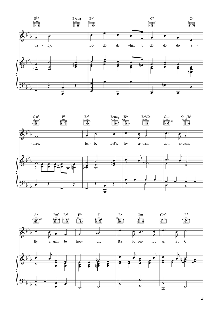 Do Do Do Do Do Do Guitar scores gallery preview page 3