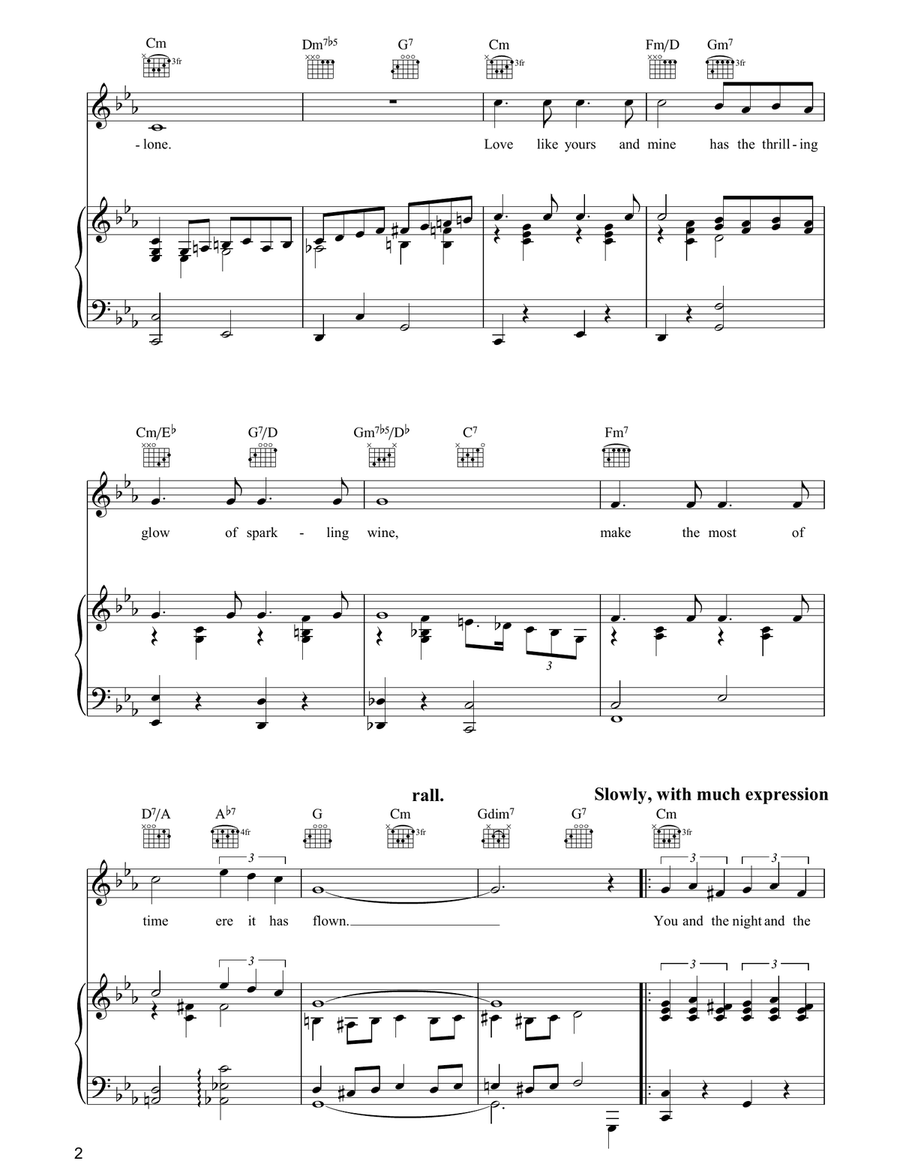 You And The Night And The Music Guitar scores gallery preview page 2
