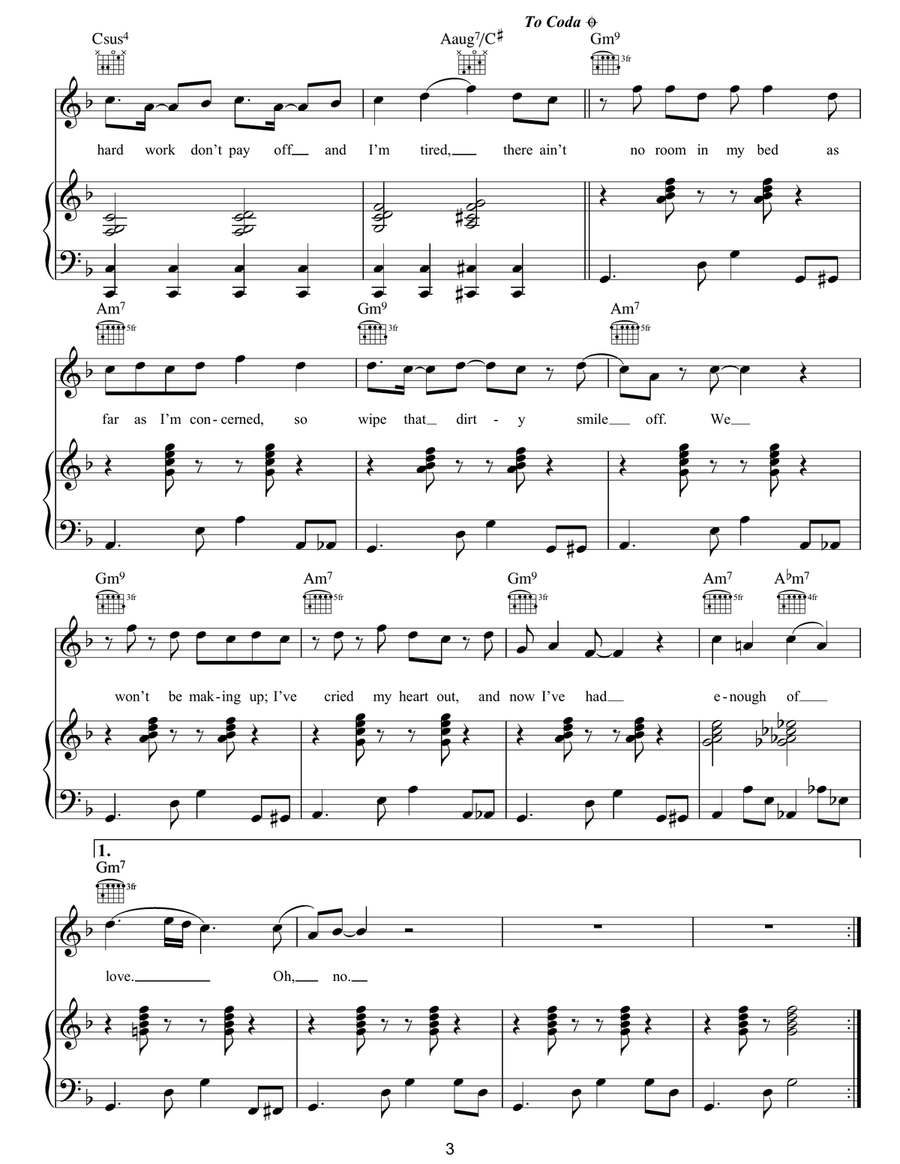 Right As Rain Right As Rain Acoustic Guitar scores gallery preview page 3