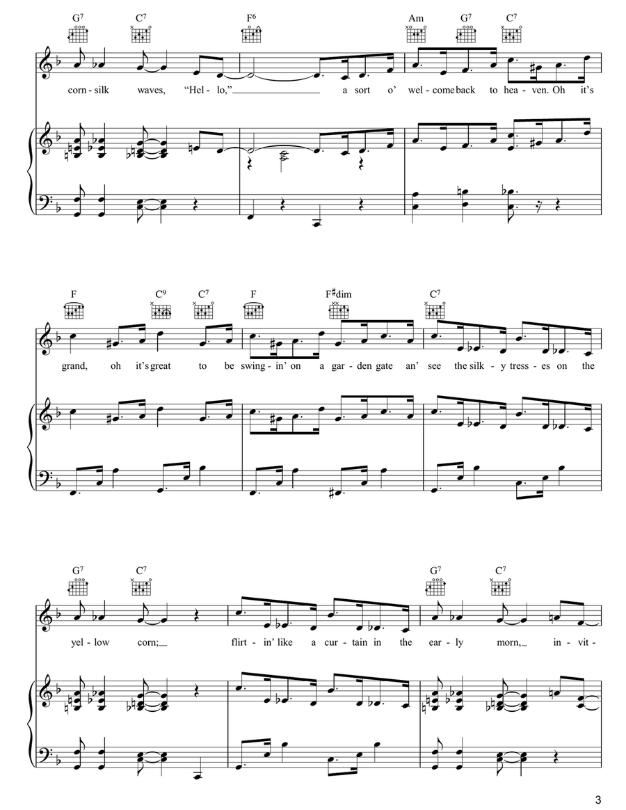 Corn Silk Guitar scores gallery preview page 3