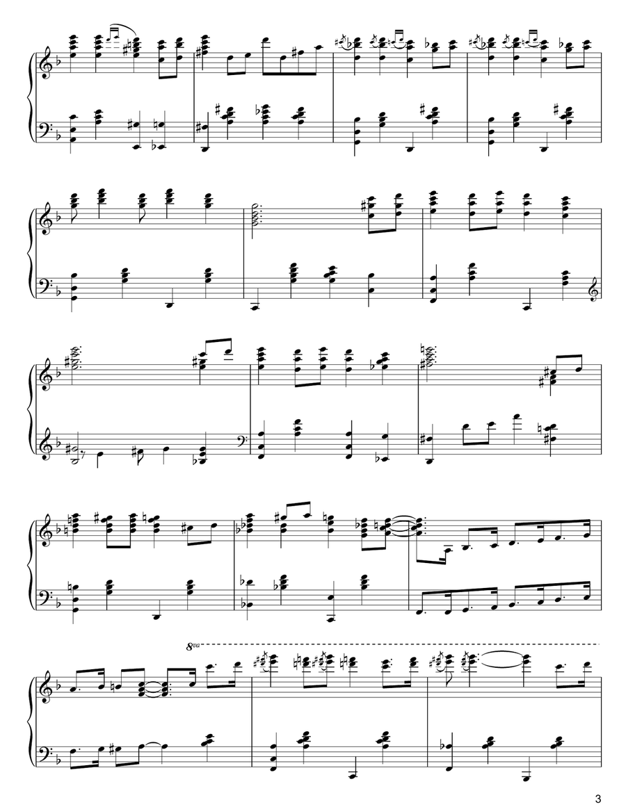Limehouse (from The London Suite) Piano Solo scores gallery preview page 3