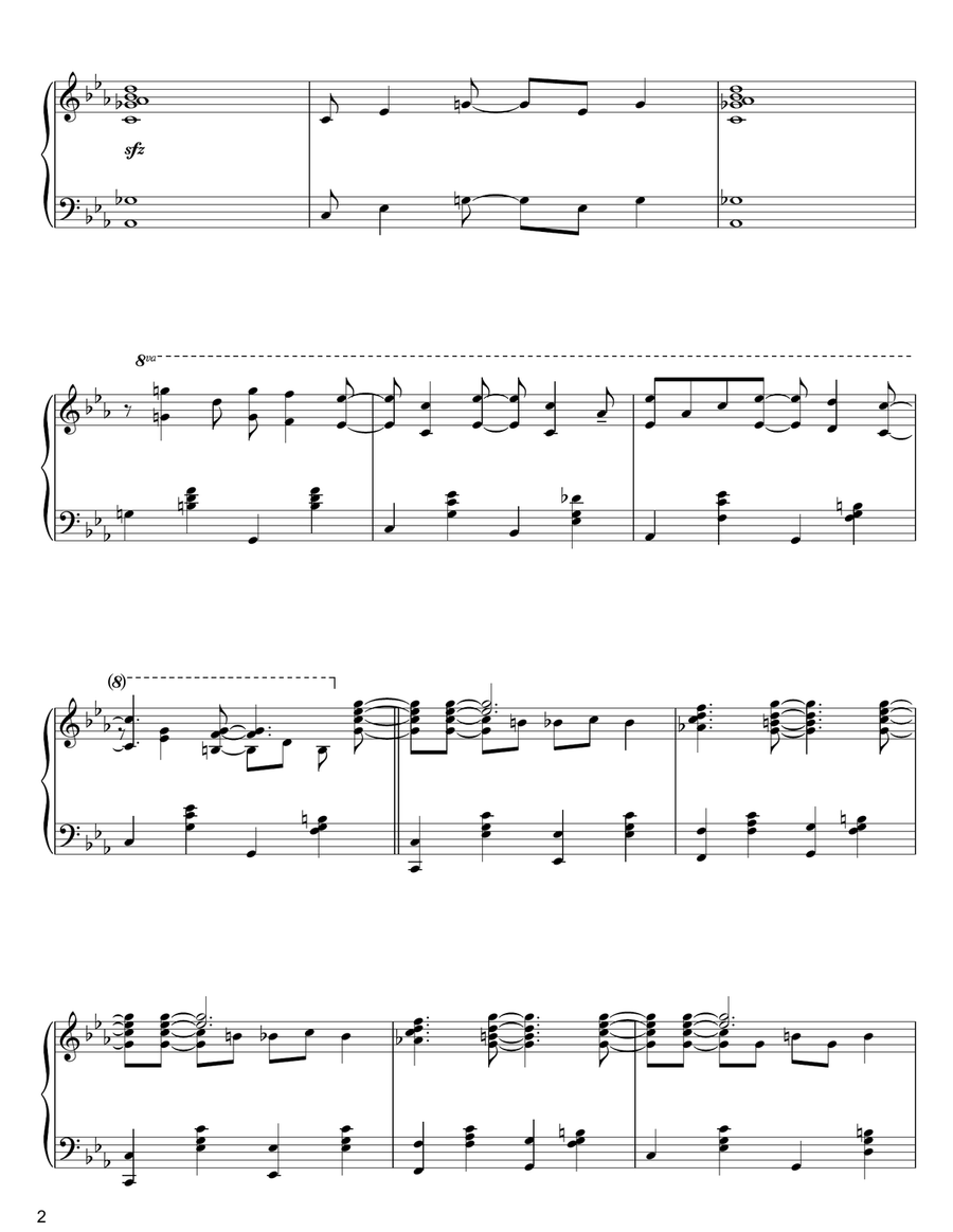 Piccadilly (from The London Suite) Piano Solo scores gallery preview page 2