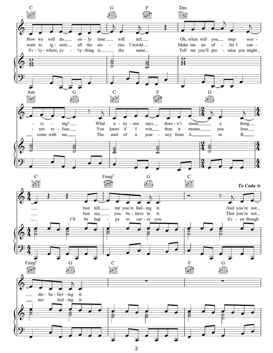 Journey From A To B Acoustic Guitar scores gallery preview page 2